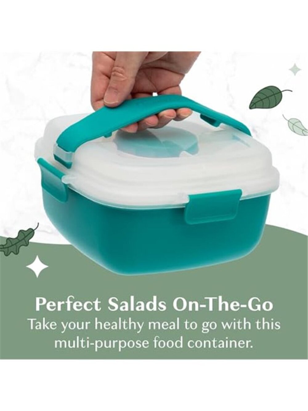 Stackable LunchBox Container,BentoStyle Food Storage with Removeable Compartment - Picture 3 of 7